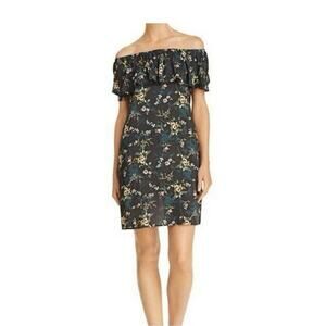 Velvet by Graham & Spencer Floral Off Shoulder Dress size XL